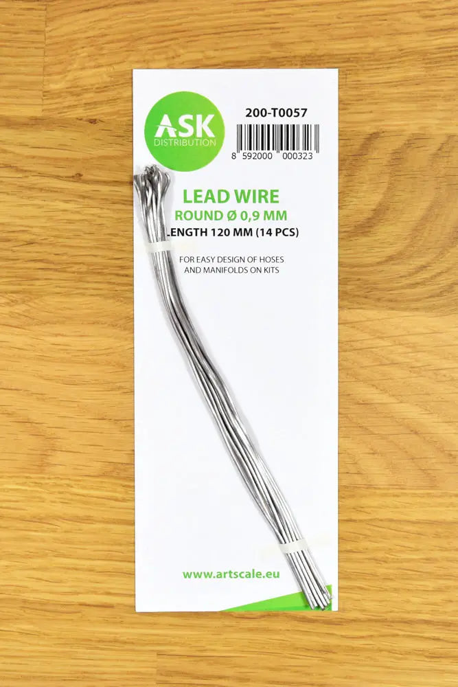 ASK Lead Wire - Round Ø 0,9 mm x 120 mm (14 pcs) Art Scale Kit