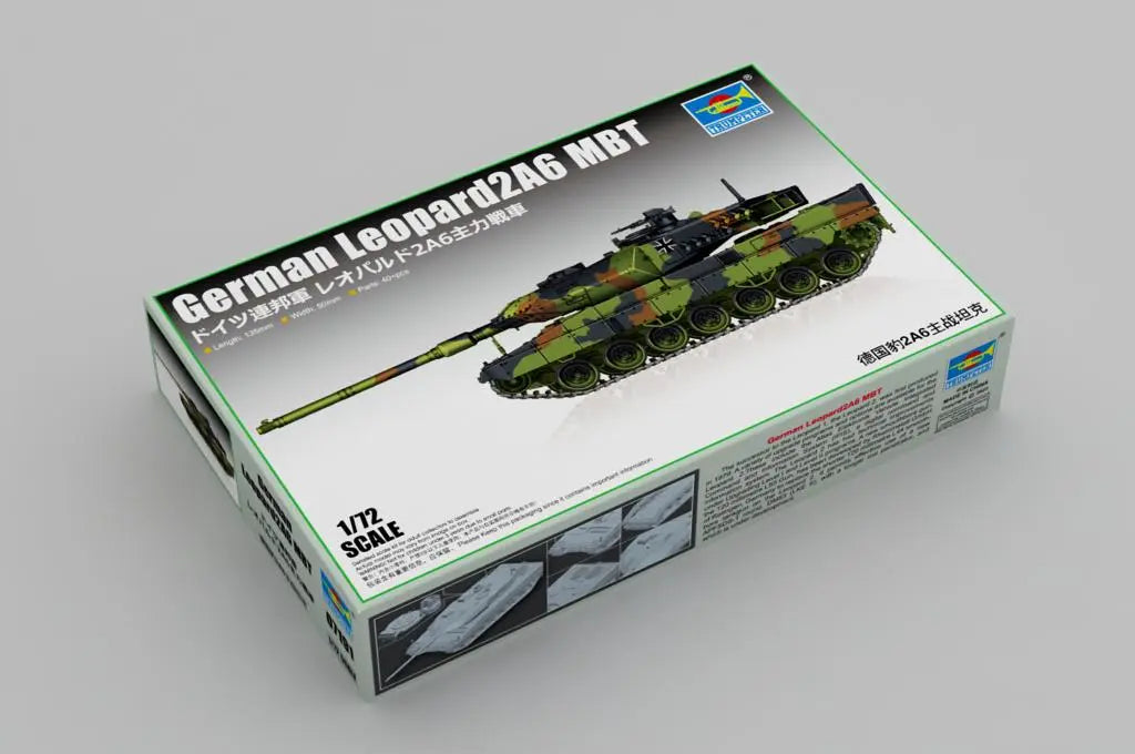 Trumpeter 1/72 German Leopard2A6 MBT Plastic Model Kit Trumpeter