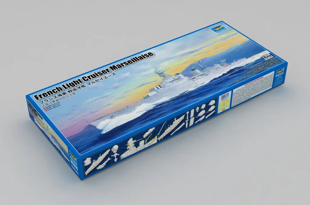 Trumpeter 1/350 French Light Cruiser Marseillaise Plastic Model Kit Trumpeter