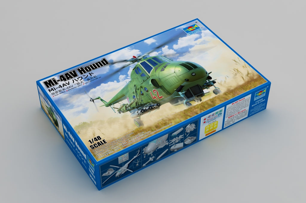 Trumpeter 1/48 Mi-4AV Hound Plastic Model Kit