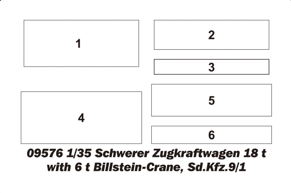 Trumpeter 1/35 Schwerer Zugkraftwagen 18 t Sd.Kfz.9 Artillery Version Plastic Model Kit Trumpeter