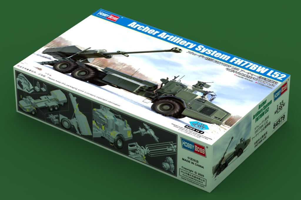 HobbyBoss 1/35 Archer Artillery System FH77BW L52 Plastic Model Kits HobbyBoss