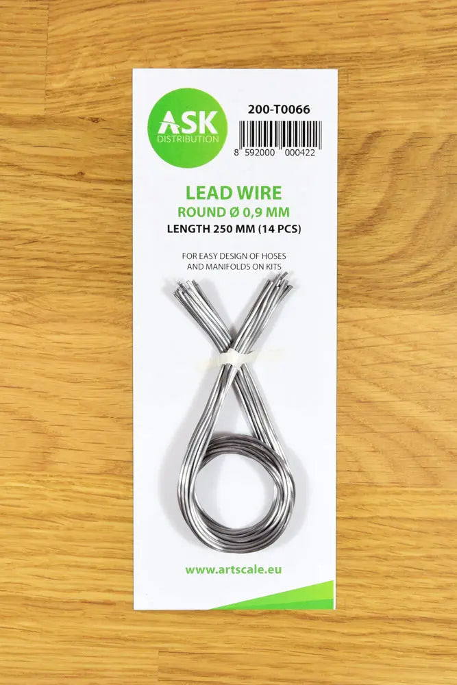 ASK Lead Wire - Round Ø 0,9 mm x 250 mm (14 pcs) Art Scale Kit