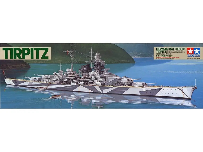 Tamiya 1/350 German Tirpitz Battleship Plastic Model Kit Tamiya