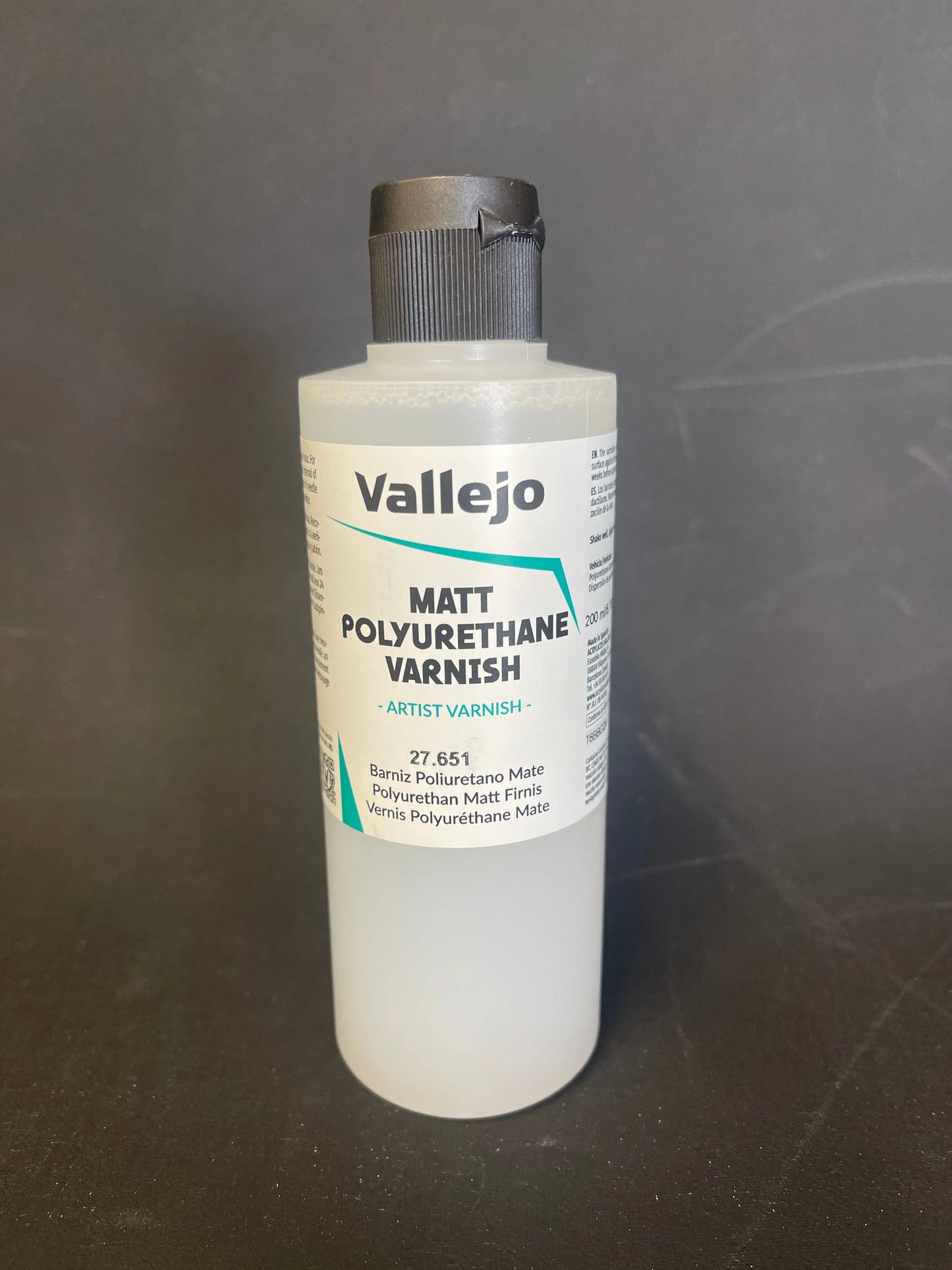 Vallejo Polyurethane Matt Varnish 200 ml Vallejo