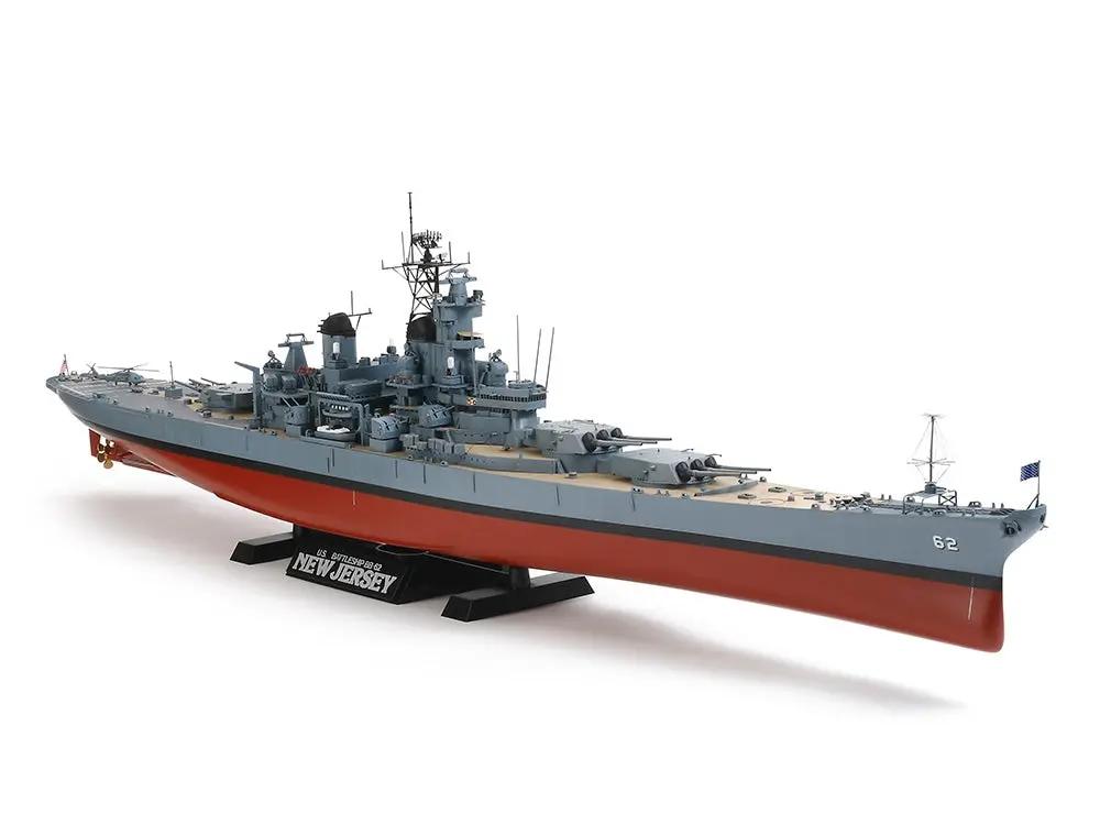 Tamiya 1:350 U.S. BATTLESHIP BB-62 NEW JERSEY (w/DETAIL UP PARTS) Plastic Model Kit
