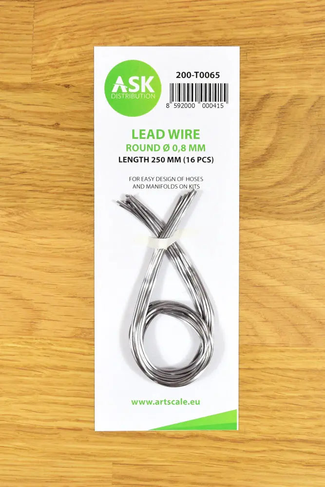 ASK Lead Wire - Round Ø 0,8 mm x 250 mm (16 pcs) Art Scale Kit