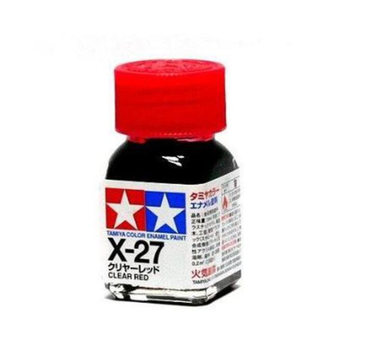 Tamiya Color Enamel Paint X-27 Clear Red 10ml