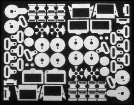 Scale Motorsport Modern Day Racing Harness Photoetch Set 1:20th Scale Scale Motorsport