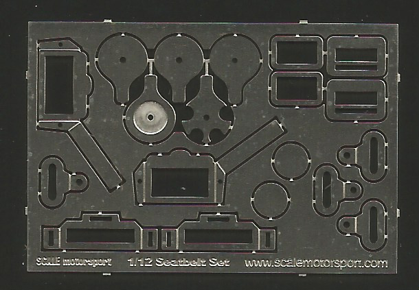 Scale Motorsport 1:12th Scale F1 Racing Harness Set Scale Motorsport