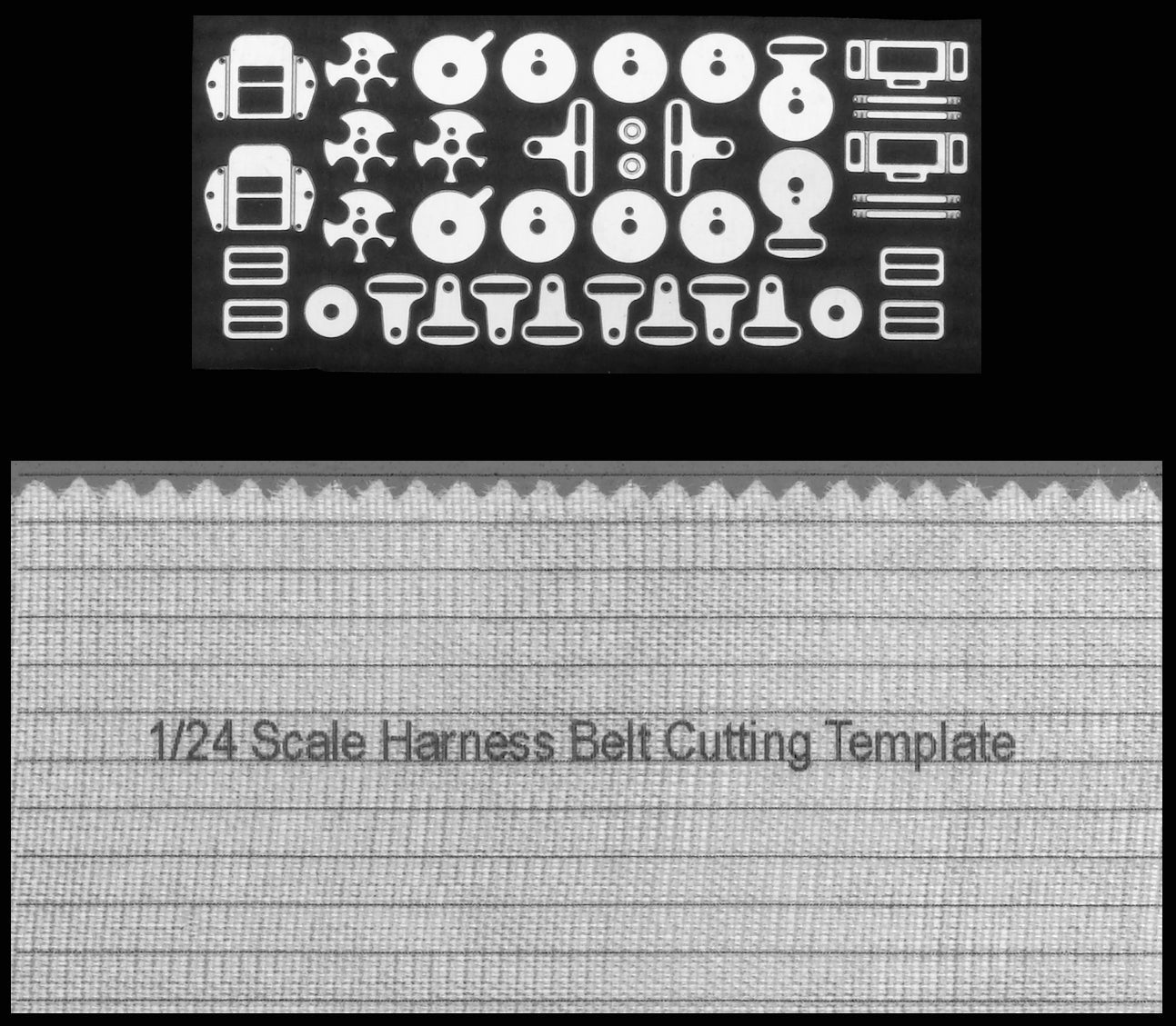Scale Motorsport 1:24 Two Racing Harness Photoetch Set Scale Motorsport