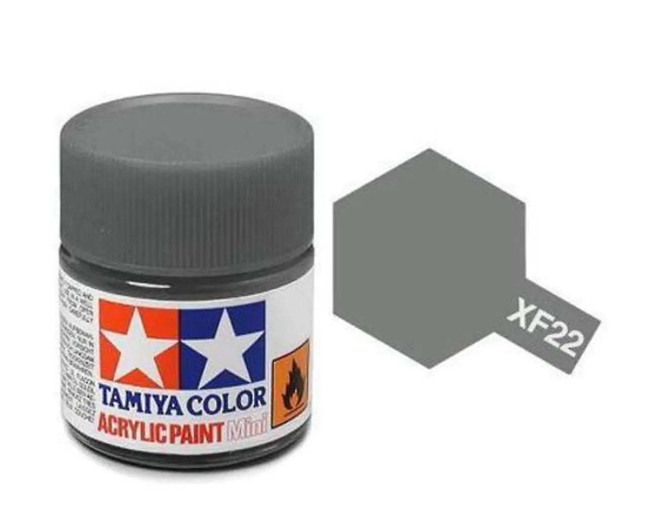 Tamiya Color Acrylic Paint XF-22 RLM Grey 10ml Tamiya