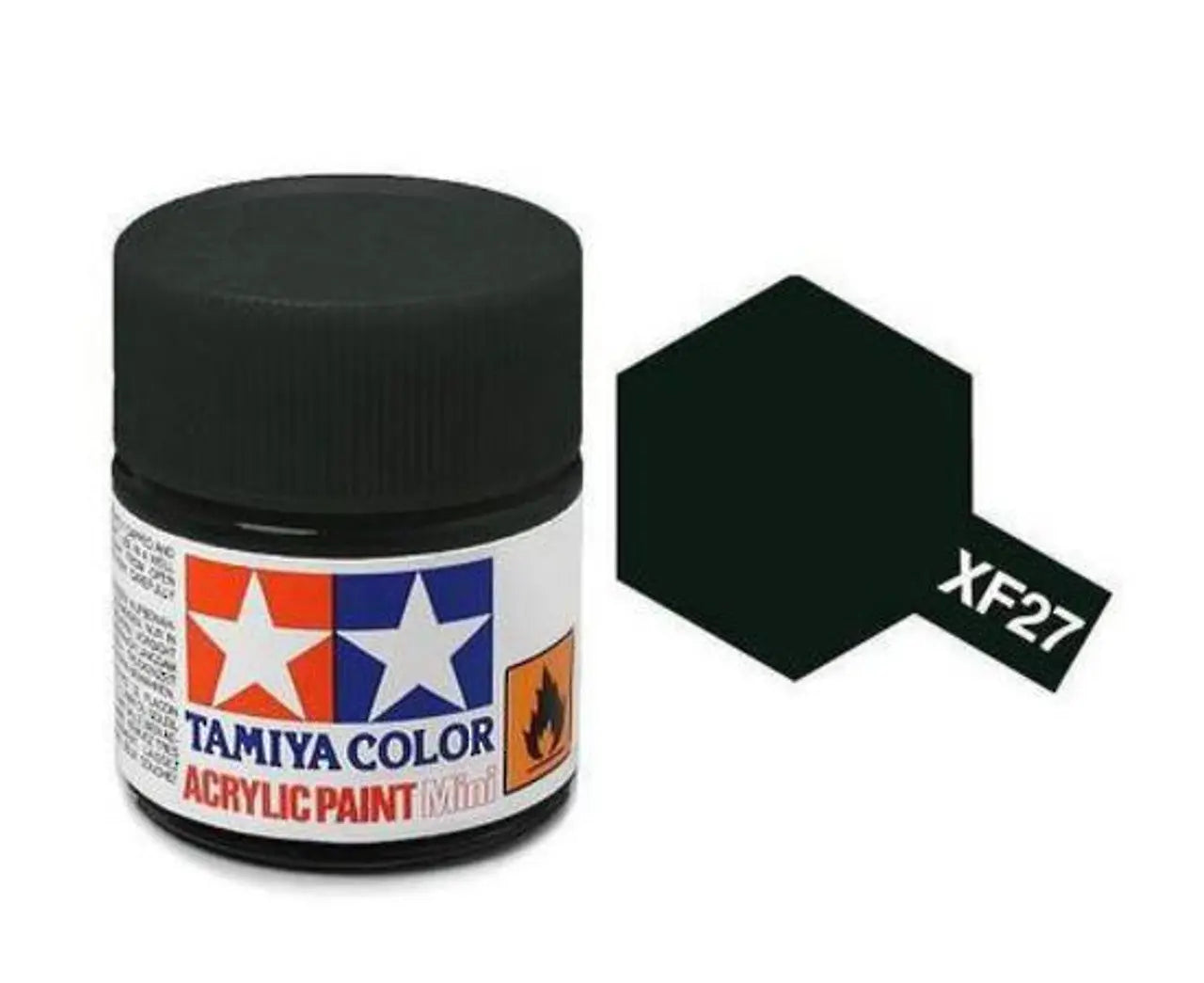 Tamiya Color Acrylic Paint XF-27 Black Green 10ml Tamiya