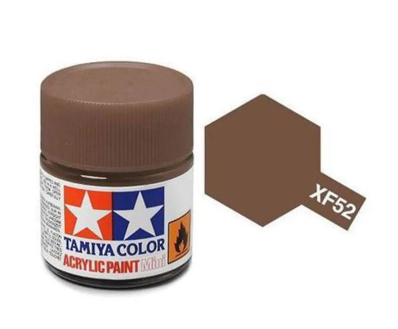 Tamiya Color Acrylic Paint XF-52 Flat Earth 10ml Tamiya