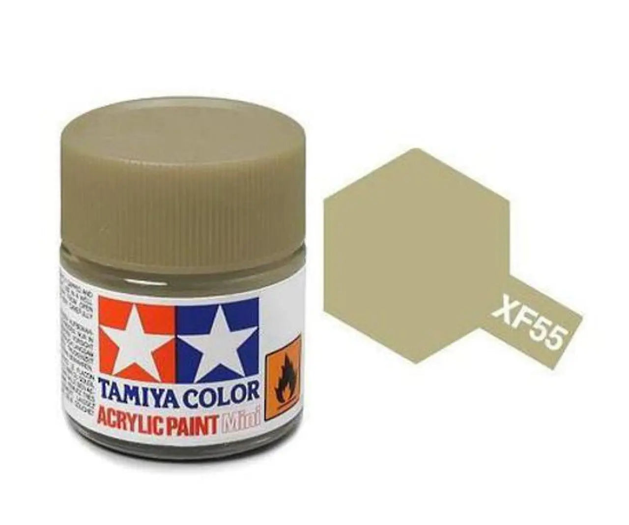 Tamiya Color Acrylic Paint XF-55 Deck Tan 10ml Tamiya