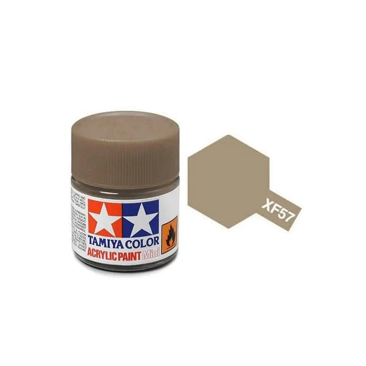 Tamiya Color Acrylic Paint XF-57 Buff 10ml Tamiya