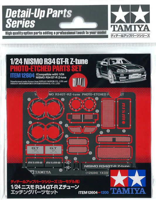 Tamiya Detail-Up Parts 1/24 Nismo R34 GT-R Z-Tune Photo Etch parts Set