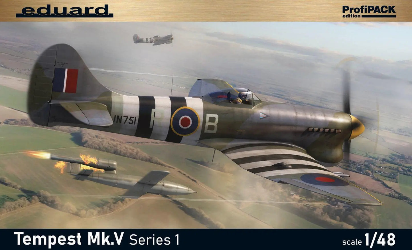 Eduard 1/48 Tempest Mk.V Plastic Model Kit ProfiPACK Eduard