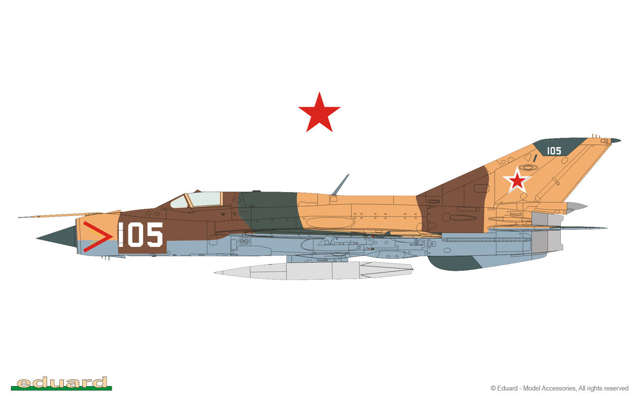 Eduard 1/48 MiG-21PFM Plastic Model Kit Eduard