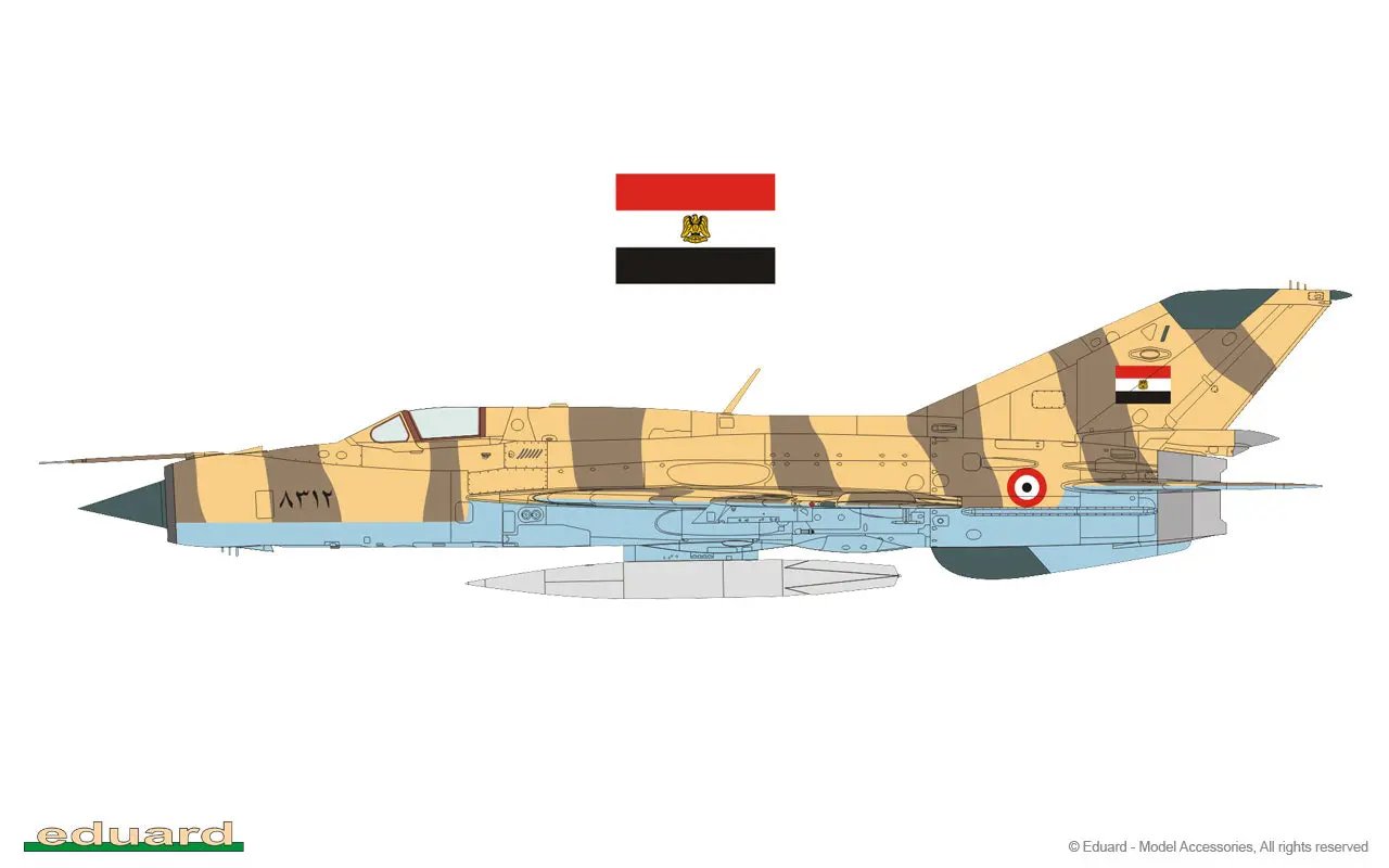 Eduard 1/48 MiG-21PFM Plastic Model Kit Eduard