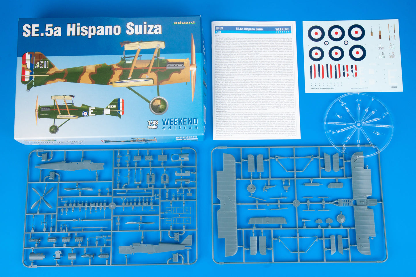 Eduard 1/48 SE.5a Hispano Suiza Plastic Model Kit Eduard