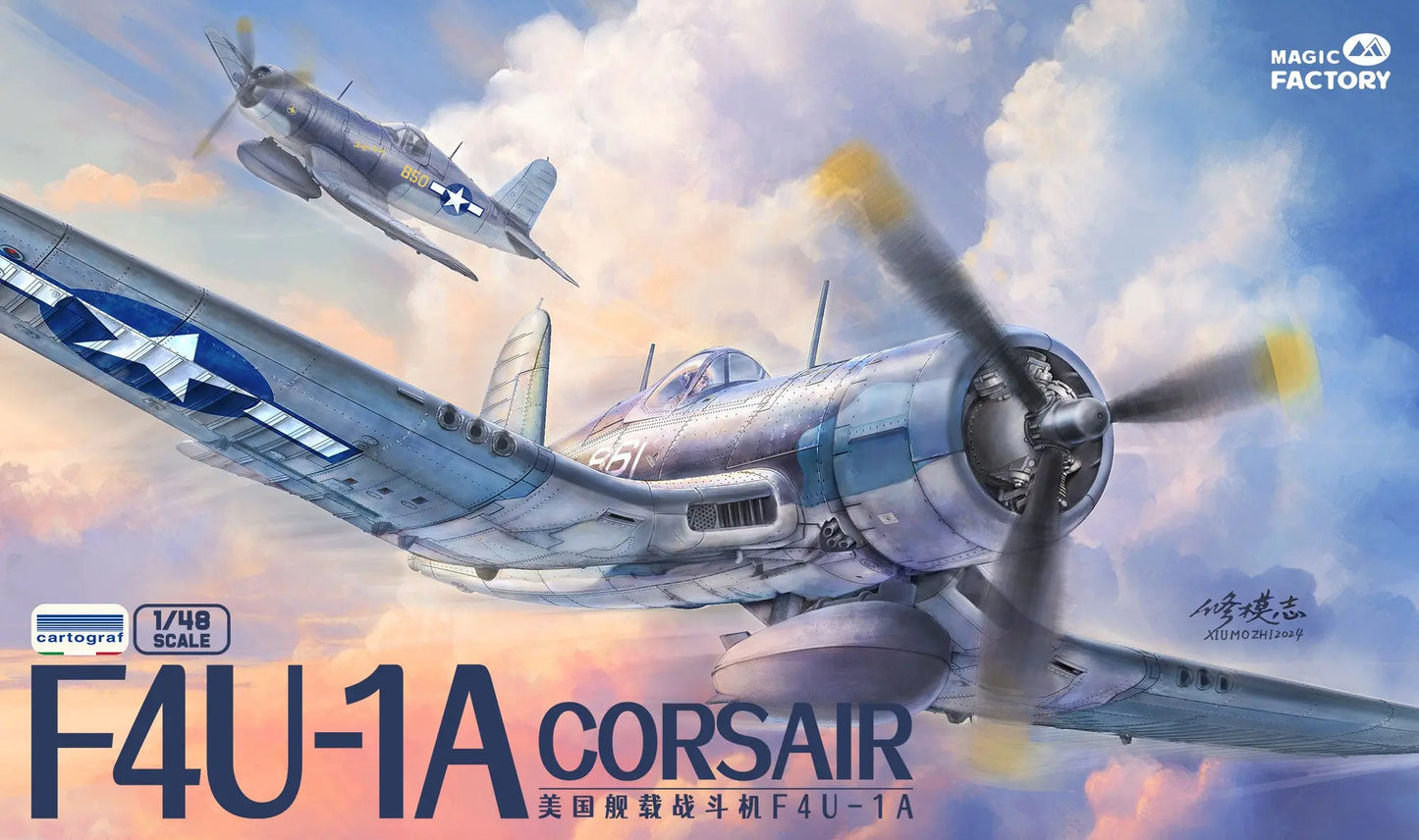 Magic Factory 1/48 F-4U-1A Corsair Plastic Model Kit Magic Factory