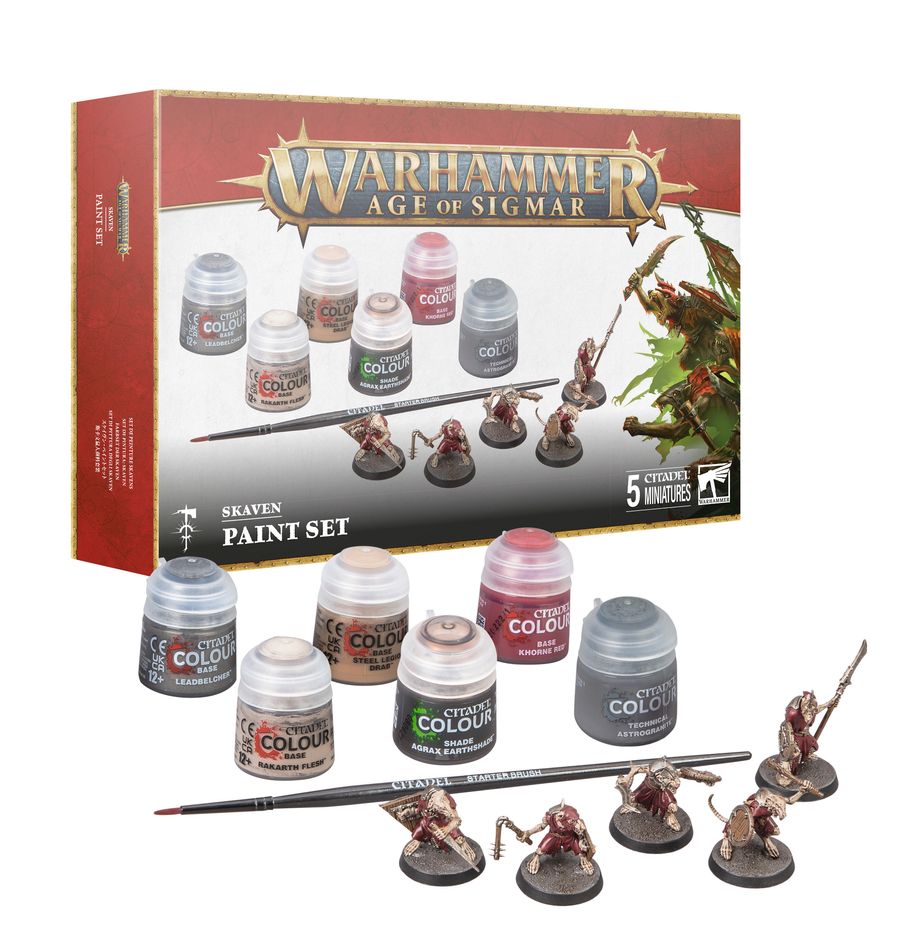 Warhammer Age of Sigmar: Skaven Paint Set Warhammer