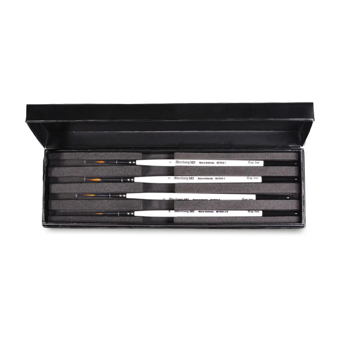 Abteilung 502 Marta Kolinsky Top Line Premium Paint Brush Set AK Interactive