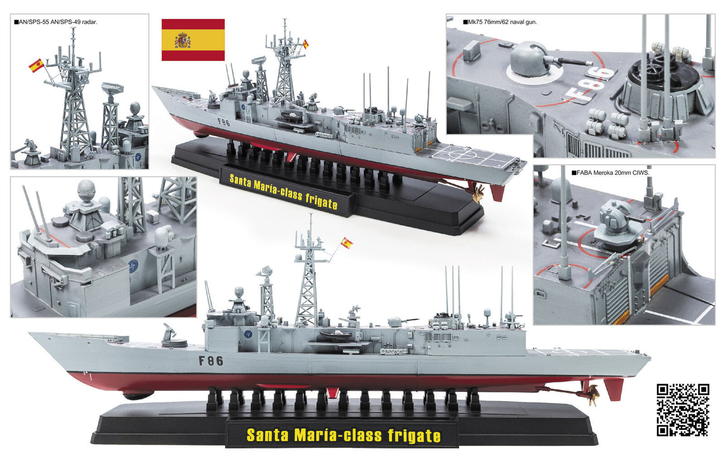 AFV Club 1/700 Adelaide/Santa Maria Class Plastic Model Kit AFV Club