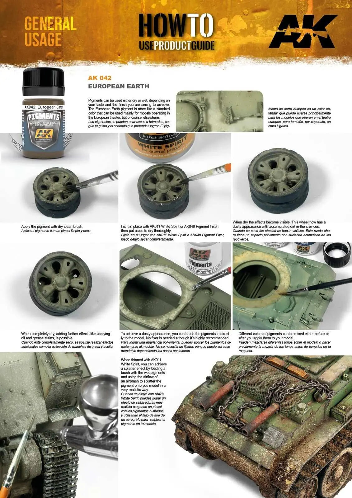 AK Interactive Weathering: Europe Earth 35ml Pigment AK Interactive