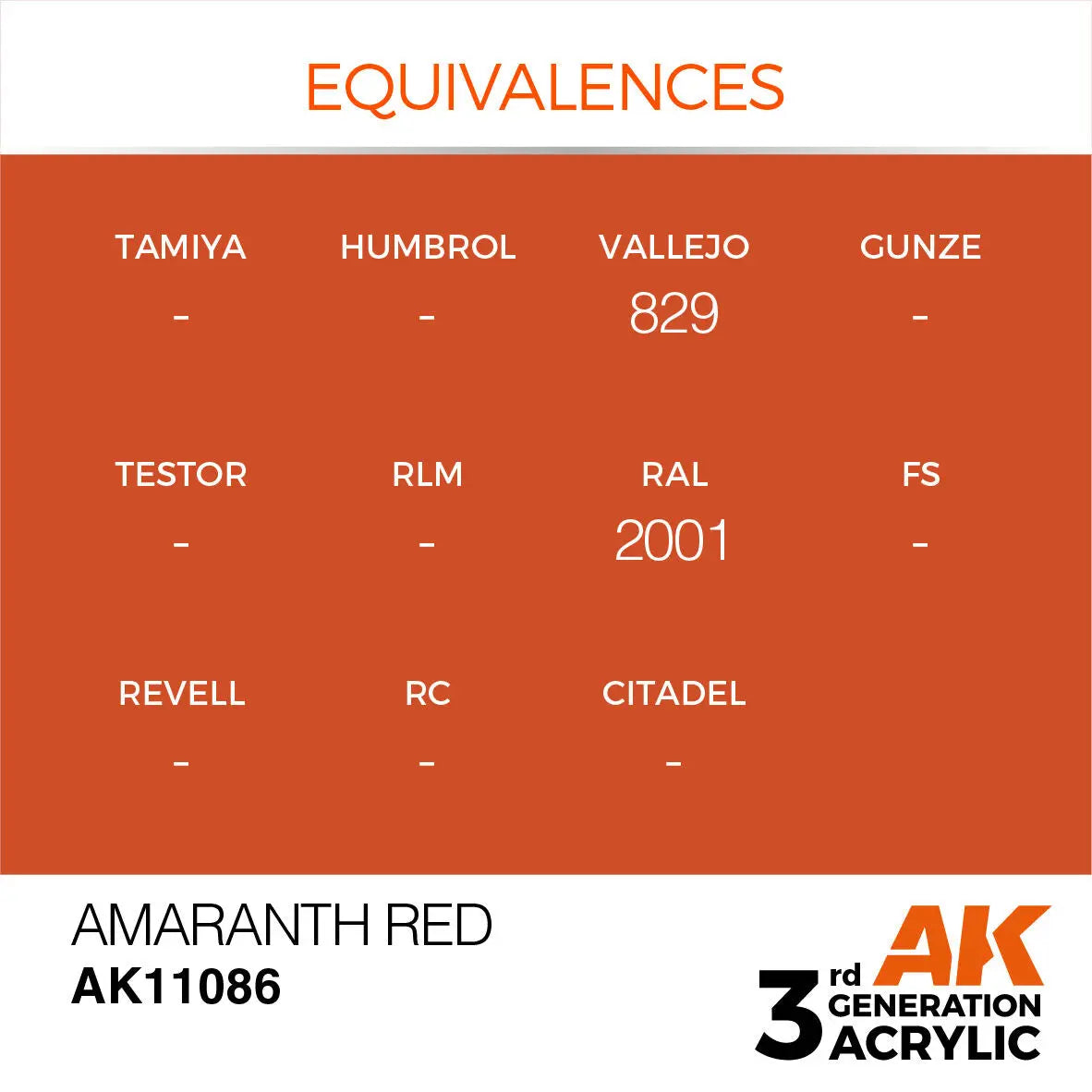 AK Interactive Amaranth Red Acrylic Paint 17ml 3rd Generation AK Interactive
