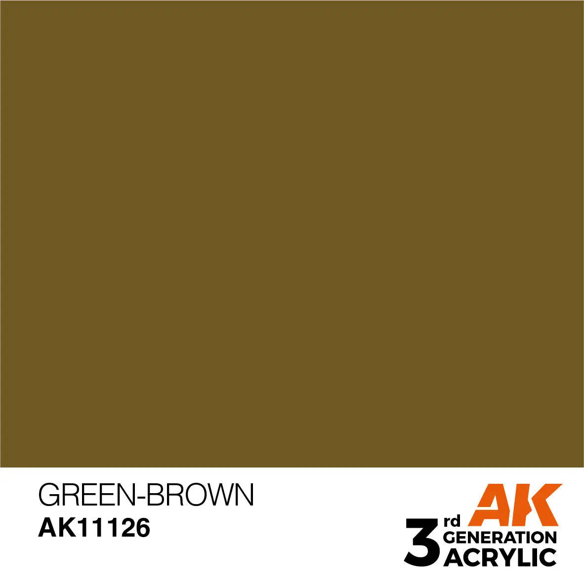 AK Interactive Green-Brown Acrylic Paint 17ml 3rd Generation AK Interactive