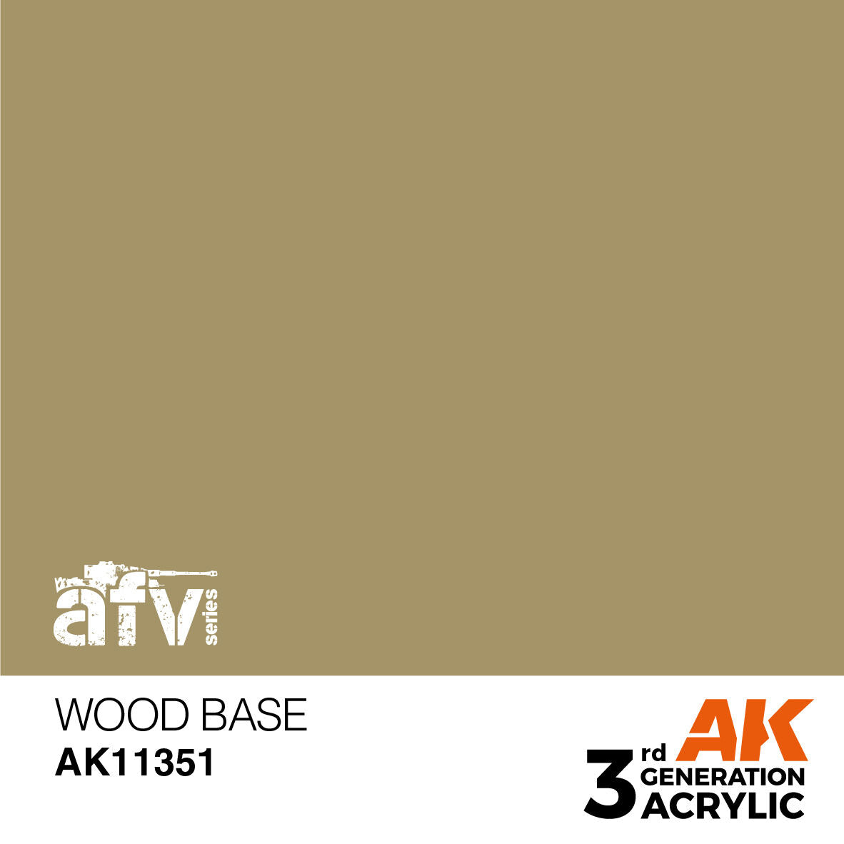AK Interactive AFV Series: Wood Base Acrylic Paint 17ml 3rd Generation AK Interactive
