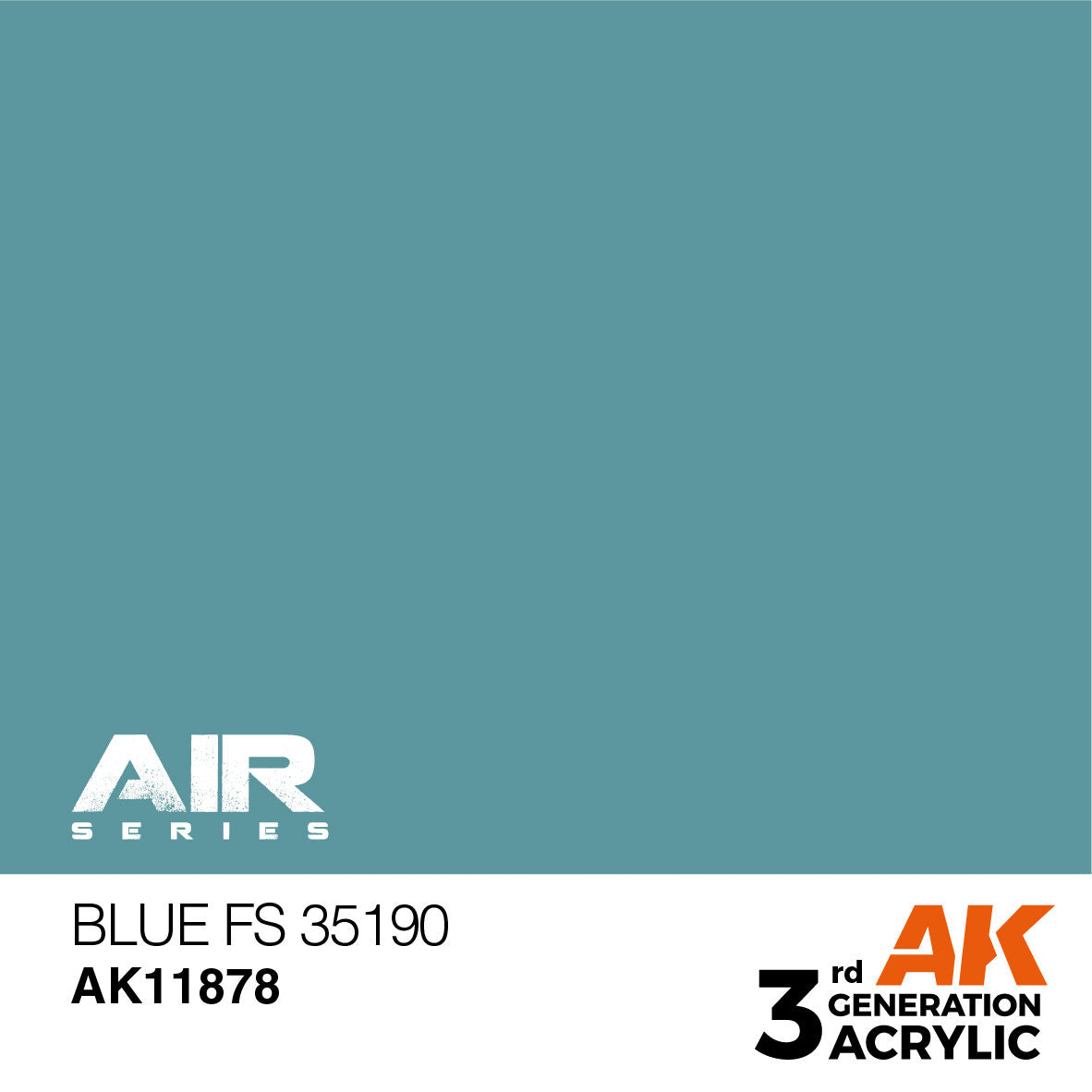 AK Interactive Air Series: Blue FS 35190 Acrylic Paint 17ml 3rd Generation AK Interactive