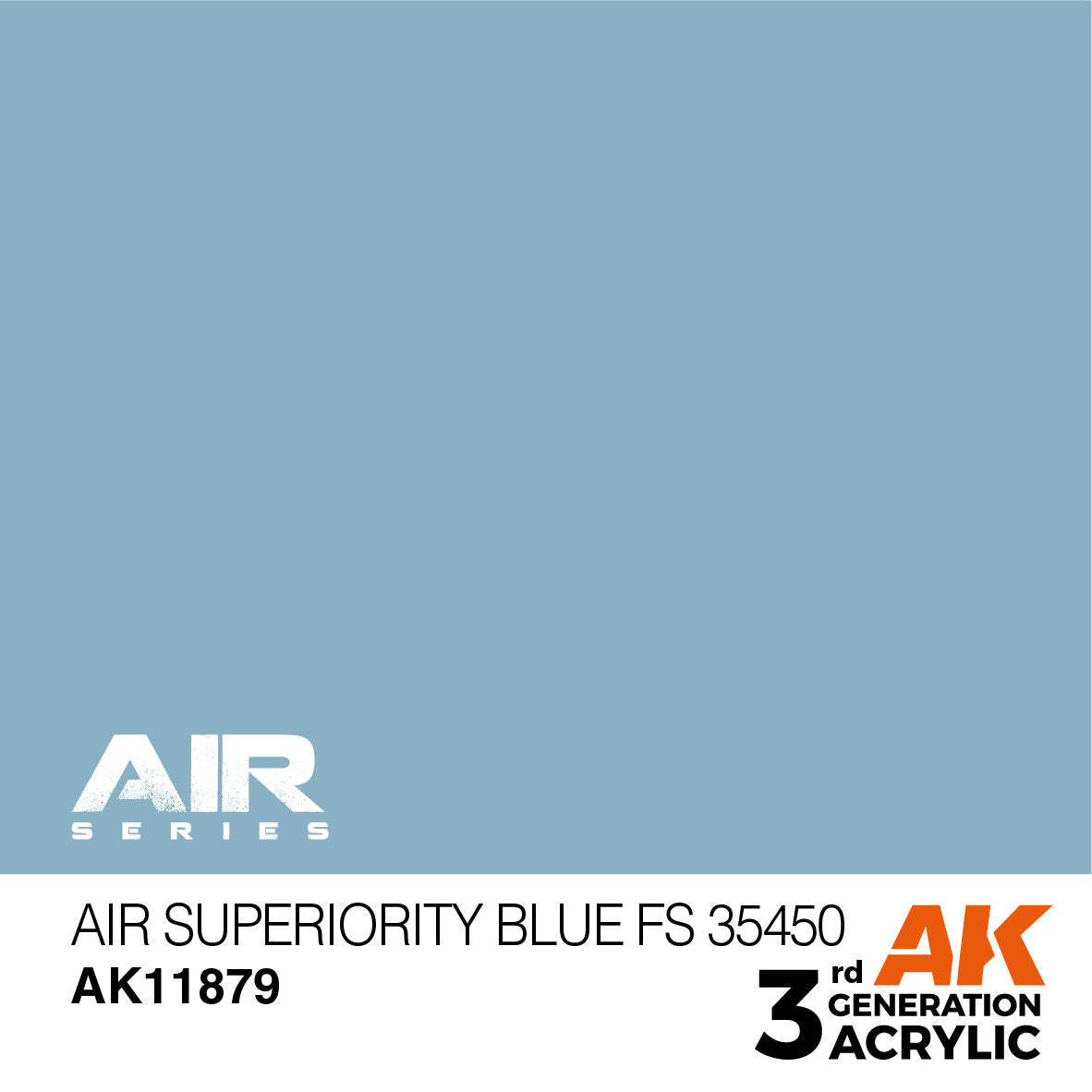 AK Interactive Air Series: Air Superiority Blue FS 35450 Acrylic Paint 17ml 3rd Generation AK Interactive