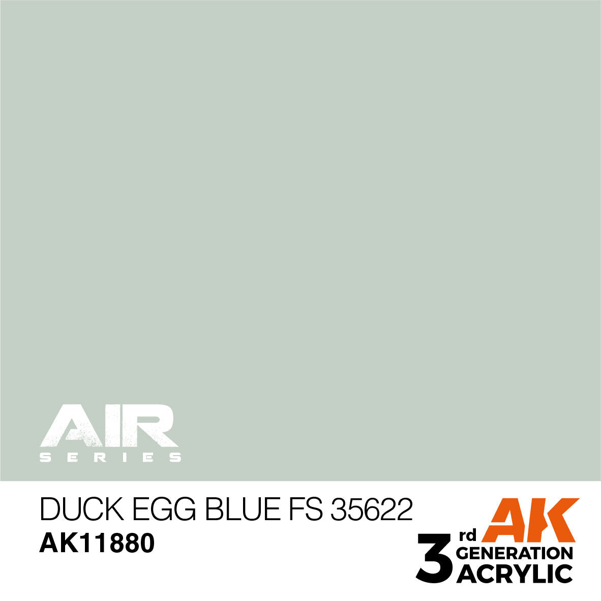 AK Interactive Air Series: Duck Egg Blue FS 35622 Acrylic Paint 17ml 3rd Generation AK Interactive