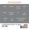 AK Interactive Air Series: Aggressor Grey FS 36251 Acrylic Paint 17ml 3rd Generation AK Interactive