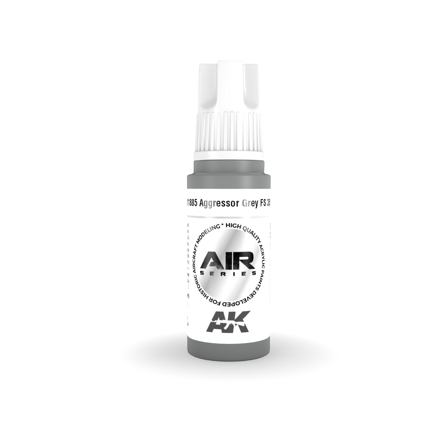 AK Interactive Air Series: Aggressor Grey FS 36251 Acrylic Paint 17ml 3rd Generation AK Interactive
