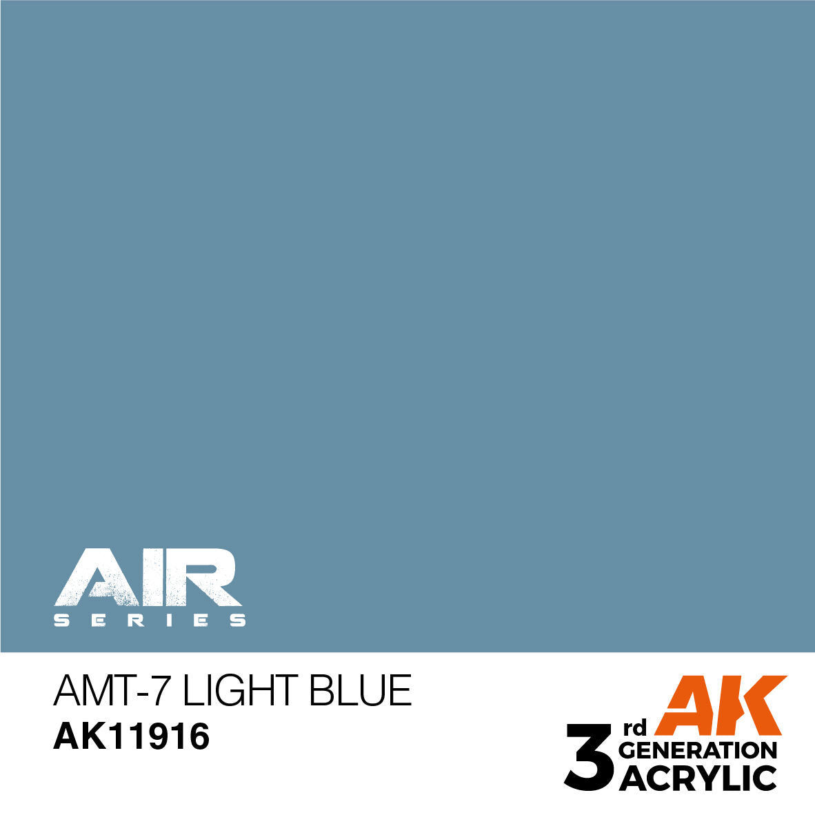 AK Interactive Air Series: AMT-7 Light Blue Acrylic Paint 17ml 3rd Generation AK Interactive