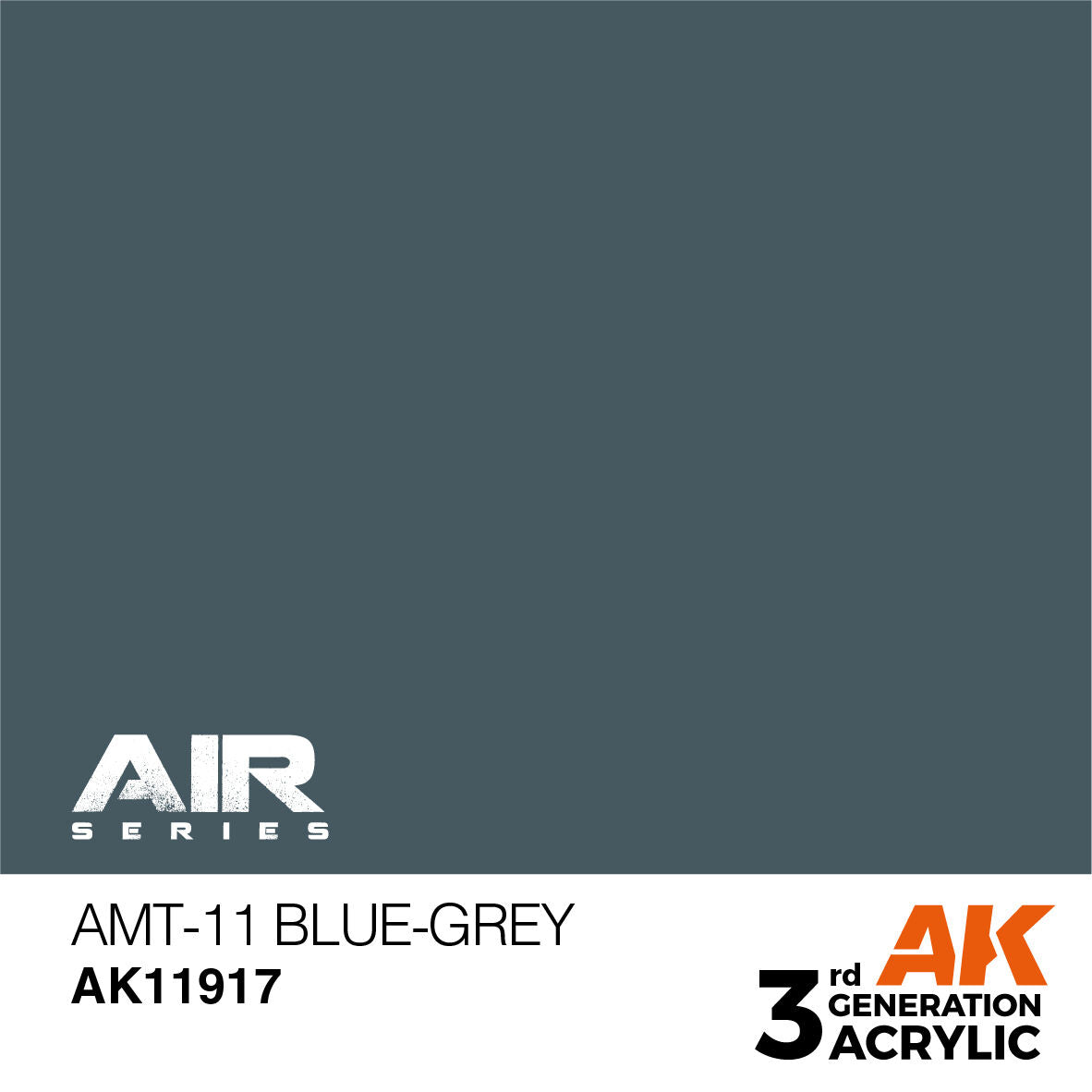 AK Interactive Air Series: AMT-11 Blue-Grey Acrylic Paint 17ml 3rd Generation AK Interactive