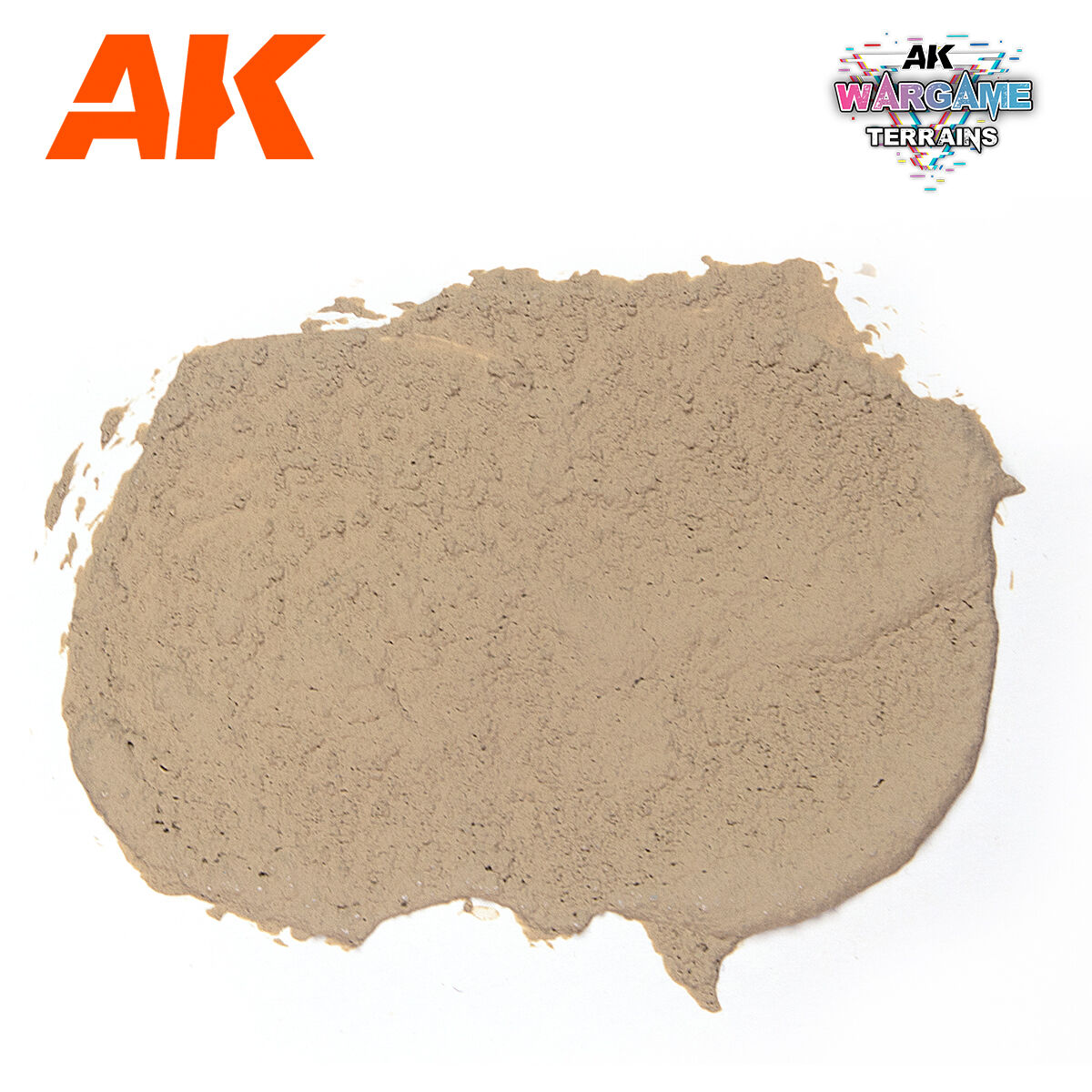 AK Interactive Wargame: Dry Ground Terrain Paste 100ml AK Interactive