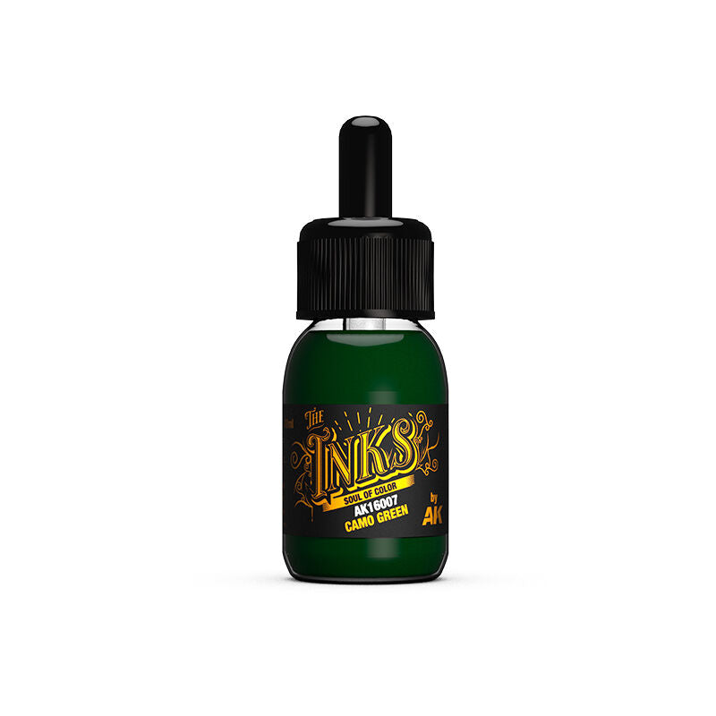 AK Interactive The INKS: Camo Green 30ml Acrylic Ink AK Interactive