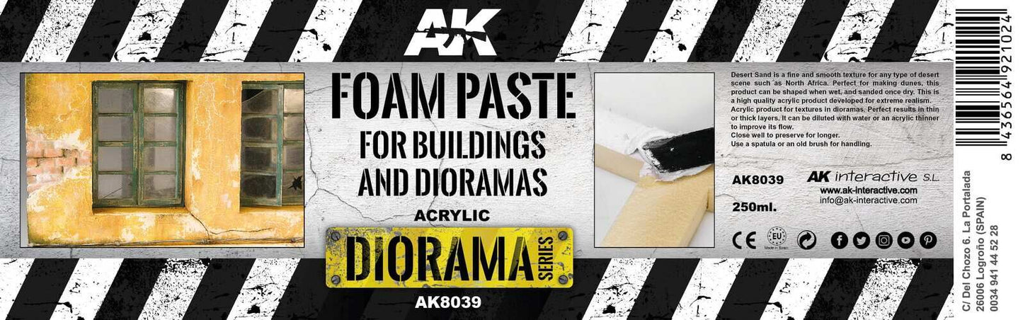 AK Interactive Dioramas: Foam Texturizer & Sealer AK Interactive