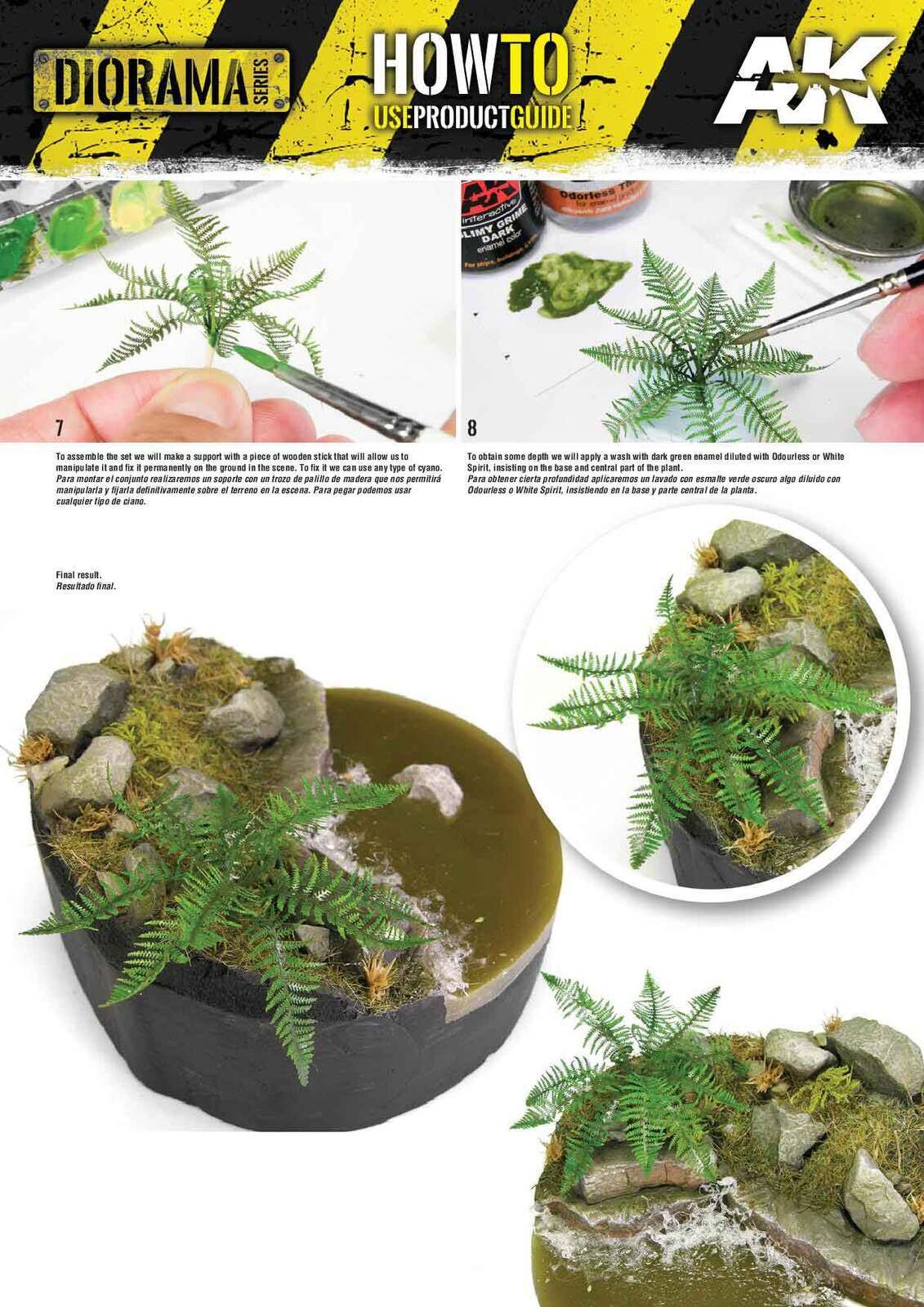 AK Interactive Dioramas: Jungle Plants Set AK Interactive