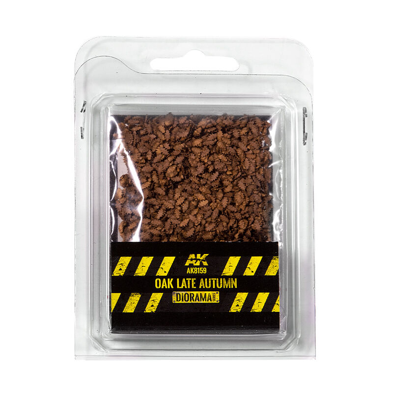 AK Interactive Dioramas: Oak Late Autumn Leaves 1/35 (Bag 7g) AK Interactive