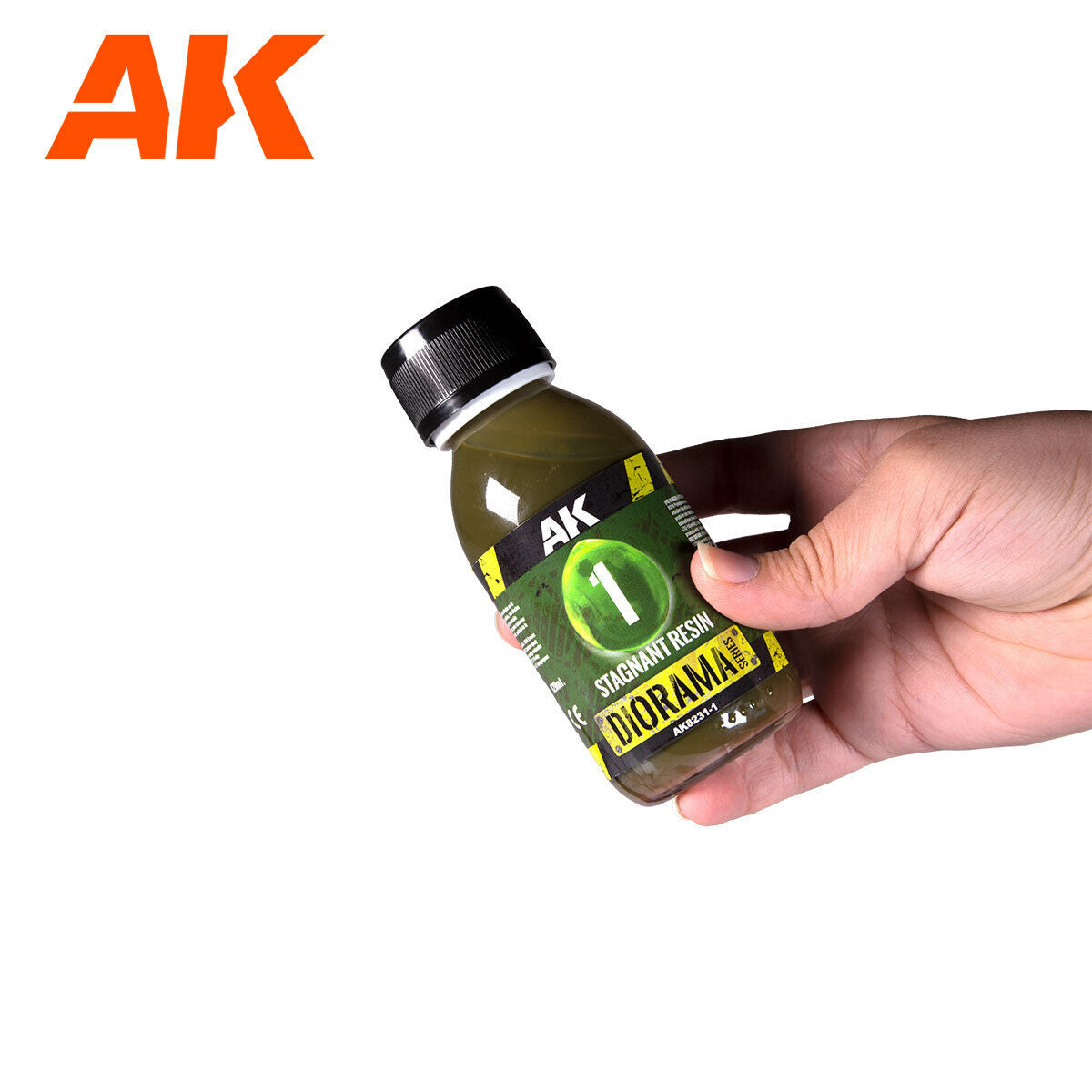 AK Interactive Dioramas: Resin Stagnant Water Components Epoxy Resin 180ml AK Interactive