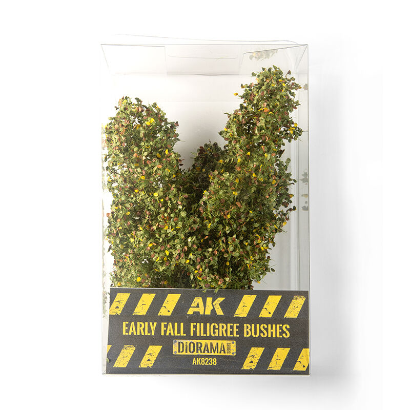 AK Interactive Dioramas: Early Fall Filigree Bushes 1:35 AK Interactive