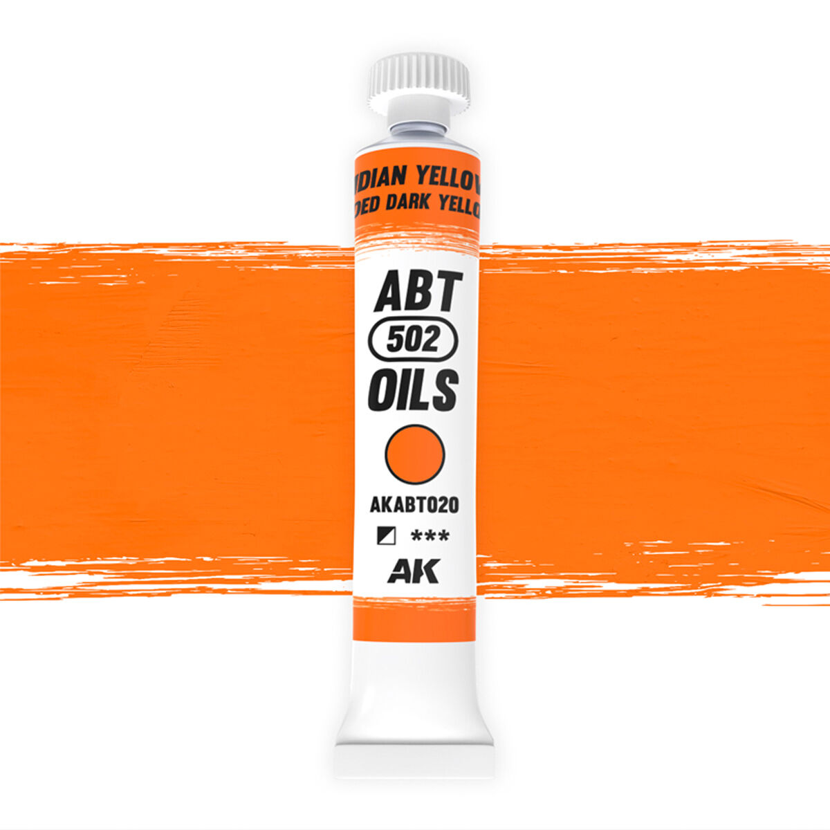AK Interactive ABT 502: Indian Yellow / Faded Dark Yellow 20ml Oil Paint AK Interactive