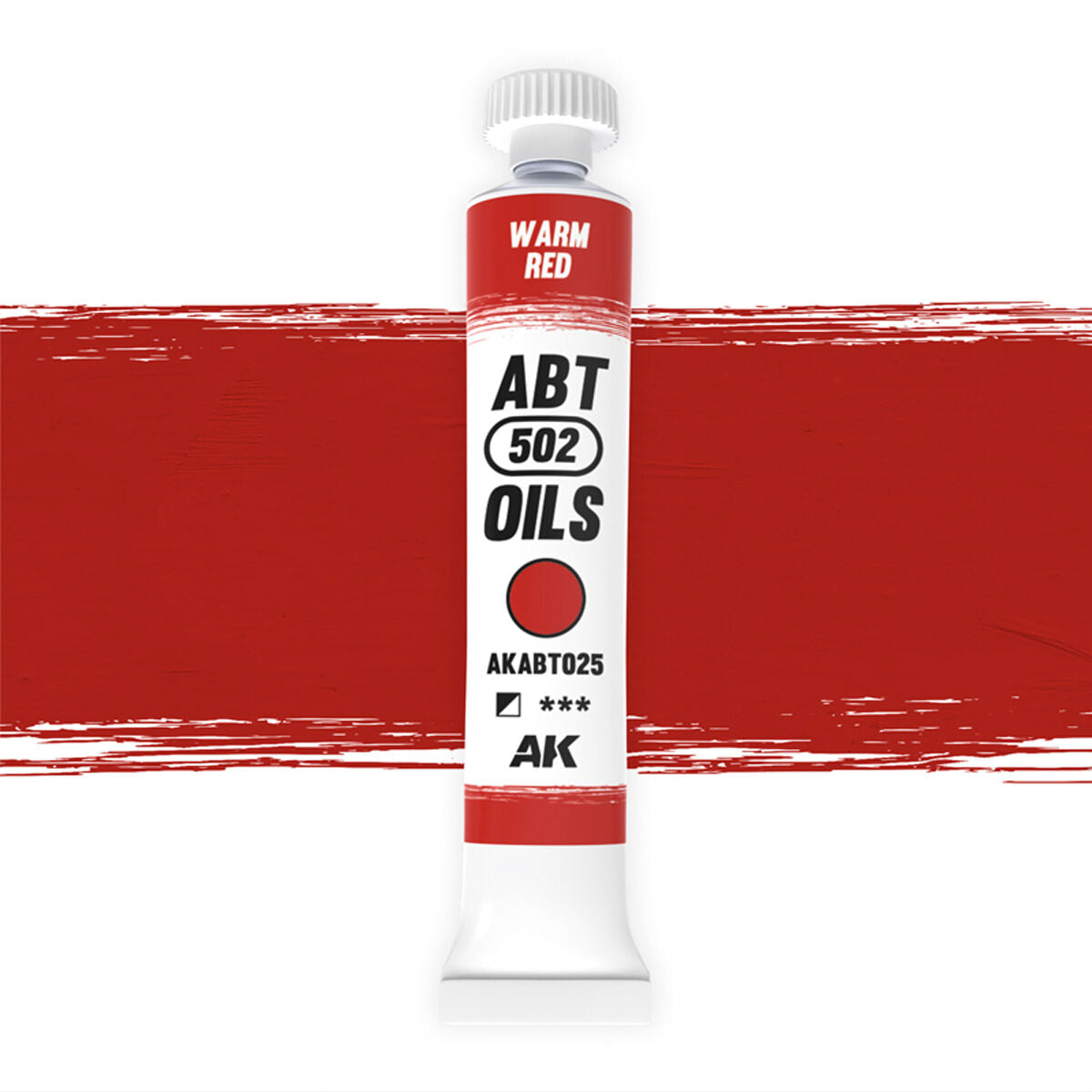 AK Interactive ABT 502: Warm Red 20ml Oil Paint AK Interactive