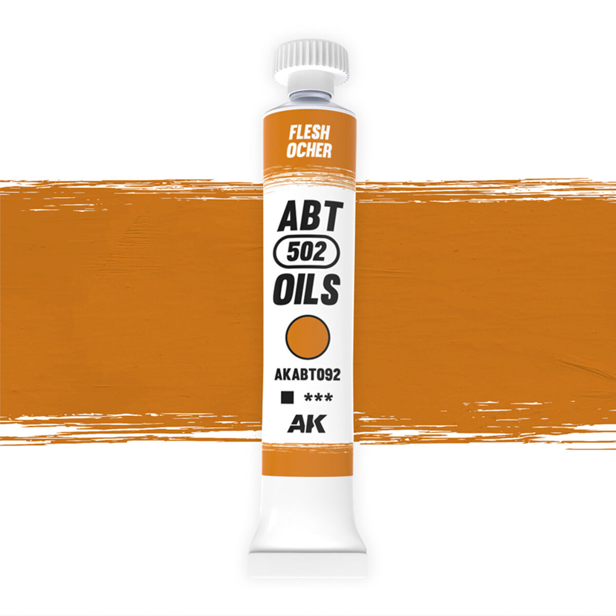 AK Interactive ABT 502: Flesh Ocher 20ml Oil Paint AK Interactive